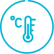 Control de temperatura en todo el proceso